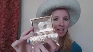 ASMR Southern Accent ~~ Whisper ~~ Showing Music Box and WWII Era Cook Book