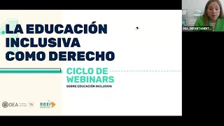 Ciclo de Webinars sobre Educación Inclusiva OEA-RREI: La educación inclusiva como derecho