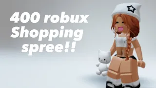 400 robux shopping spree (not for bragging or flexing)🛒🛍🤑