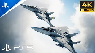 Ace Combat 7 4K Gameplay | Ultra Realistic Graphics 60FPS | [PC] Max Settings | Top Gun | POV
