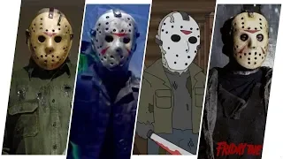 Jason Voorhees Evolution in Movies & Cartoons. (Friday the 13th)