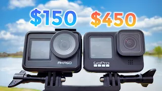 $150 Akaso Brave 7 vs $450 GoPro HERO 9!