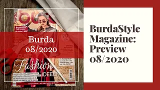 BURDASTYLE 8/2020 PREVIEW/FIRST LOOK