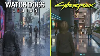 Cyberpunk 2077 vs Watch Dogs Legion RTX 3080 4K Ray Tracing Graphics Comparison