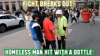 HOMELESS MAN ABUSED IN PUBLIC! BUT THEN THIS HAPPENED...