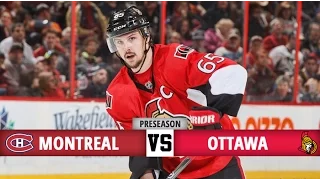 Montreal Canadiens vs Ottawa Senators | Pre Season Game 4 | Highlights (1/10/16)
