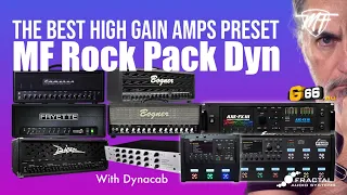 FRACTAL PRESETS - MF Rock Pack Dyn - Bogner, Cameron Atomica, Diezel Herbert, Fryette D60, CAE 3+