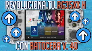 😲 Como instalar y que consigues con BATOCERA 40 en tu consola RG35XX H