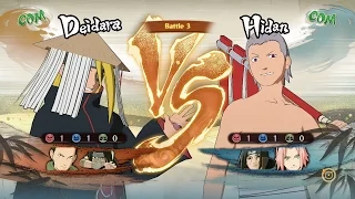 Naruto Shippuden: Ultimate Ninja Storm 4, Deidara/Shikamaru/Sasuke VS Hidan/Itachi/Sakura!