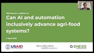 Can AI inclusively advance agri food systems  -  Genesis Analytics