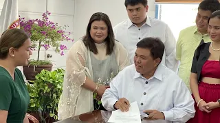 Congressman Elect Gus Tambunting Oathtaking with Vice President Elect Sara Duterte @ Davao City Hall