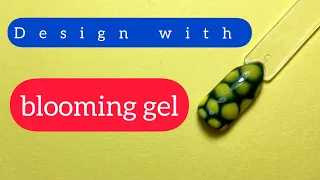 Nail Art design Tutorial : Blooming Gel