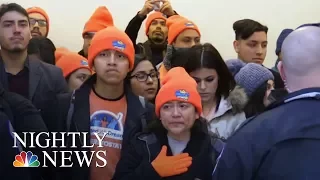 Protests At The Capitol As Government Shutdown Looms | NBC Nightly News