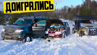 ЛЮТЫЙ ВАЗ 2112 против внедорожников и багги в заснеженном поле! BMW, JEEP, УАЗ, Багги.