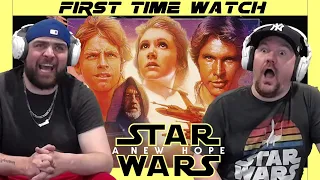 STAR WARS EPISODE IV A NEW HOPE (1977) REACTION | FIRST TIME WATCH | GREATEST FRANCHISE EVER ?!?!?!