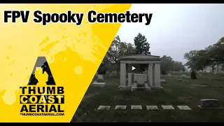 McMoran headstone 🪦  Lakeside Cemetery in the fall, Port Huron Michigan 4K fpv