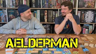 Aelderman - Spielübersicht - Seefahrt, Handel und Citybuilding  | Preview | Boardgame Digger