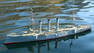 HMS KENT (1901)  Monmouth-Classed Armoured Cruiser