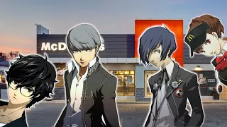 Persona Protagonists Go To McDonald's (AI Voice Parody)