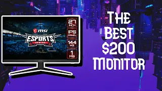 The Sweetspot $200 Gaming Monitor - MSI Optix G271