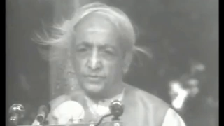 J. Krishnamurti - Madras 1981/82 - Public Talk 1 - How do we psychologically respond...