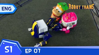 Robot Trains | #07 | Repairing the Clock Tower | Full Episode | ENG