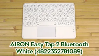 Розпаковка AIRON Easy Tap 2 Bluetooth з тачпадом і LED для Smart TV і планшета White (4822352781089)