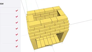 Кладка каминной топки из шамота. Подробная порядовка.