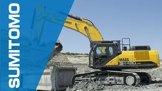 Sumitomo SH490LHD-6 ile Şantiyelerde Kazı, Sökü ve Yükleme Çok Kolay