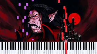 Vampire Killer - Castlevania: Scarlet Night [Piano Tutorial] (Synthesia) // Torby Brand