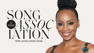 Anika Noni Rose Sings Bruno Mars, Mariah Carey & "O Holy Night" in a Game of Song Association | ELLE