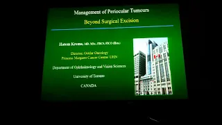 Advances in the Management of Periocular Tumours - Prof Hatem Krema