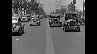 Beverly Hills, Willshire Boulevard, California Street Scene, ca. 1935 - CharlieDeanArchives