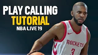 NBA LIVE 19 PLAY CALLING TUTORIAL | NBA Live 19 Gameplay