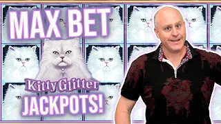 Max Bet Kitty Glitter Jackpot Handpay!