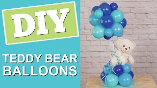 DIY Teddy Bear Balloons | Baby Shower Centerpiece