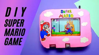 super Mario game from cardboard | anyone can make| super Mario Bros |super Mario craft