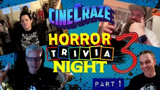 CineCraze: Horror Trivia Night 3 (Part 1) with Sean Clark + Pre-Texas Frightmare Weekend Chatter