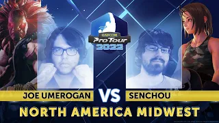 Joe Umerogan (Akuma) vs. Senchou (Akira) - Top 16 - CPT 2022 North America Midwest