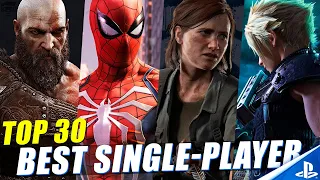 TOP 30 BEST PS4 SINGLE PLAYER GAMES OF ALL TIME [2023]