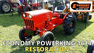 Economy Powerking 1614 tractor restoration