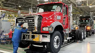 Inside Massive US Factory Producing Gigantic Trucks : MACK Production Line