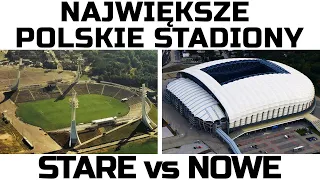 Jak zmieniły się POLSKIE STADIONY - część 2 (JAGIELLONIA LEGIA WISŁA LECHIA LECH ŚLĄSK NARODOWY)