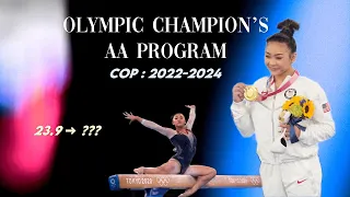 Olympic Champion Suni Lee's All-Around Program in the new Code of Points | CoP : 2022-24