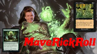 MAVER-RICK-ROLL!!! Legacy Maverick with Witherbloom apprentice/chain of smog combo MTG