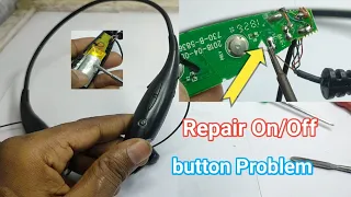 how to repair headphones at home |bluetooth button not working in hindi |repair bluetooth earphones