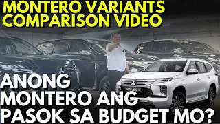 ANONG #MONTERO SPORT VARIANT ANG PASOK SA BUDGET MO?! COMPARISON VIDEO - MONTERO VARIANTS!