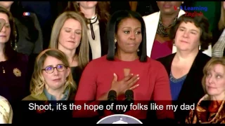 Michelle Obama: Last Official Speech as First Lady