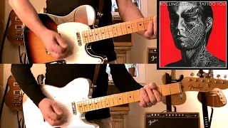 The Rolling Stones - Start Me Up - Split Screen - Keef and Ronnie's Parts- Cover