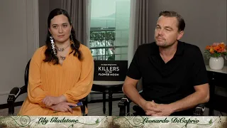 "Killers of the Flower Moon" Interview: Leonardo DiCaprio & Lily Gladstone at Cannes Film Festival